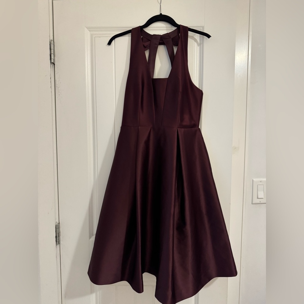 Burgundy Ever new dress size 6. Worn once
